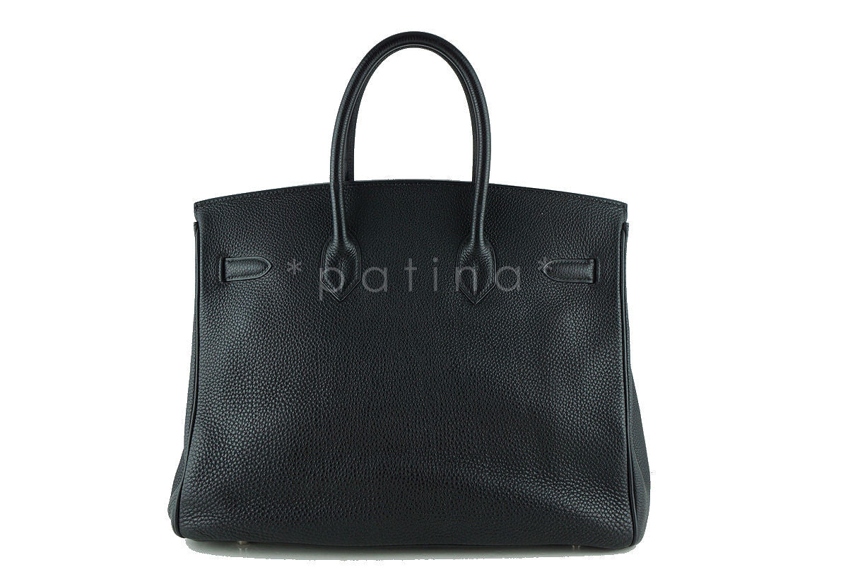 Hermes 35cm Birkin Bag, Black Togo PHW