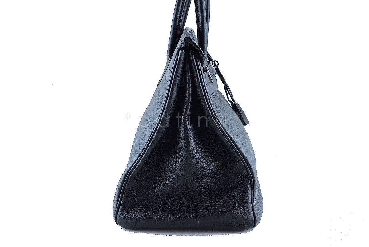 Hermes Black Birkin, 35cm Togo Tote Bag PHW