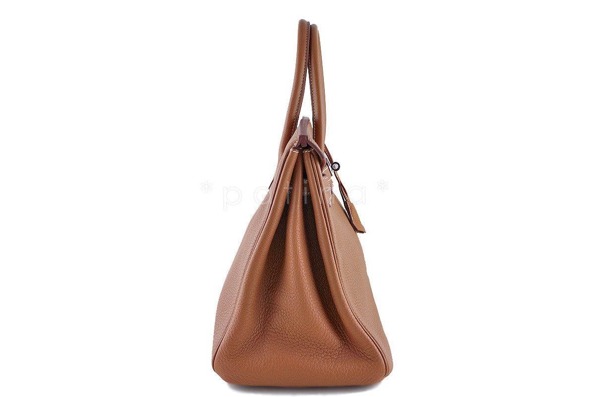 Hermes Gold Togo 35cm Birkin Bag, "M" stamp PHW