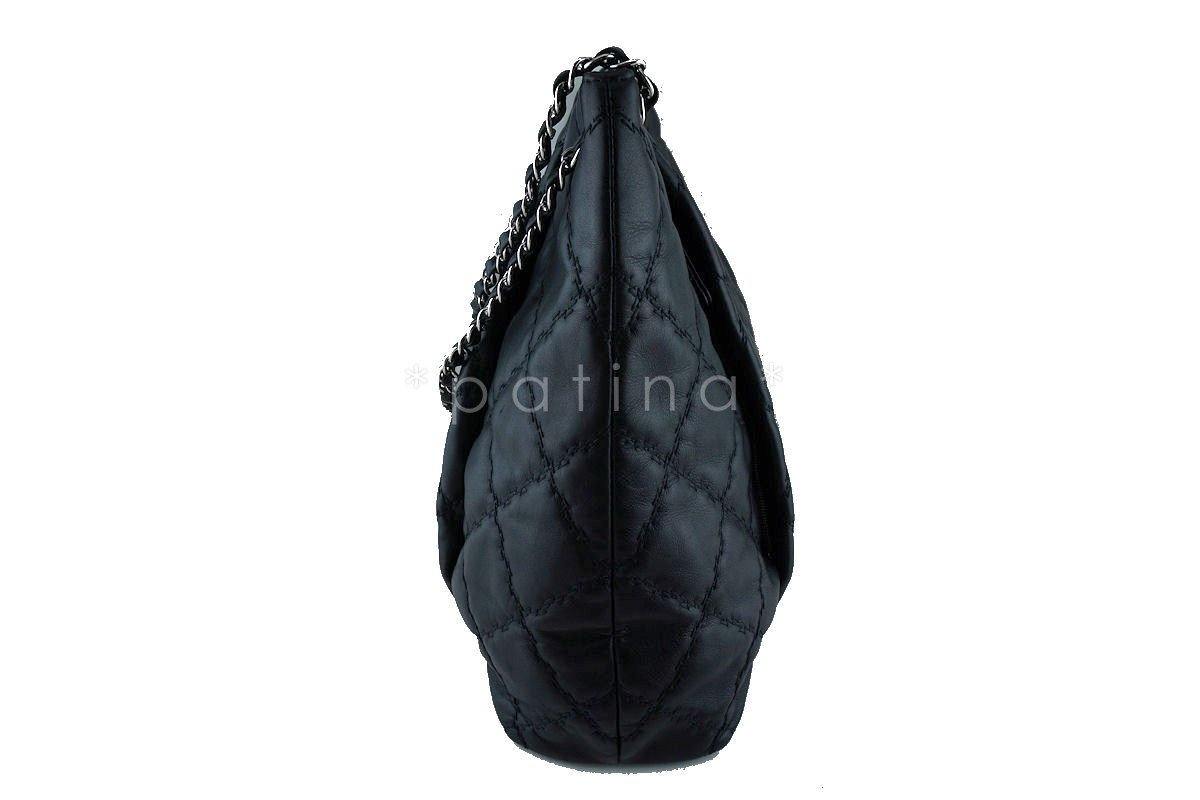 Chanel 16in Black XL Hampton Sensual CC Classic Tote Bag
