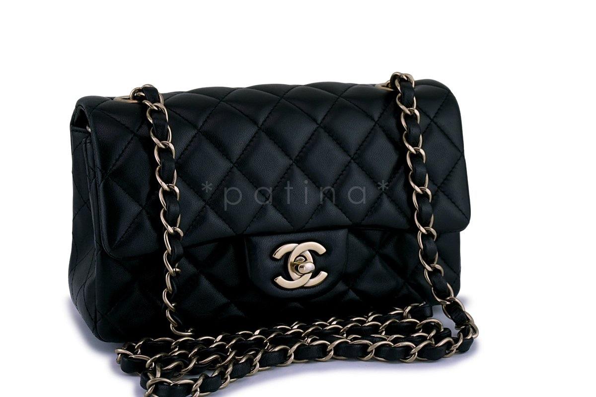 Chanel Black Classic Quilted Rectangular Mini Flap Bag