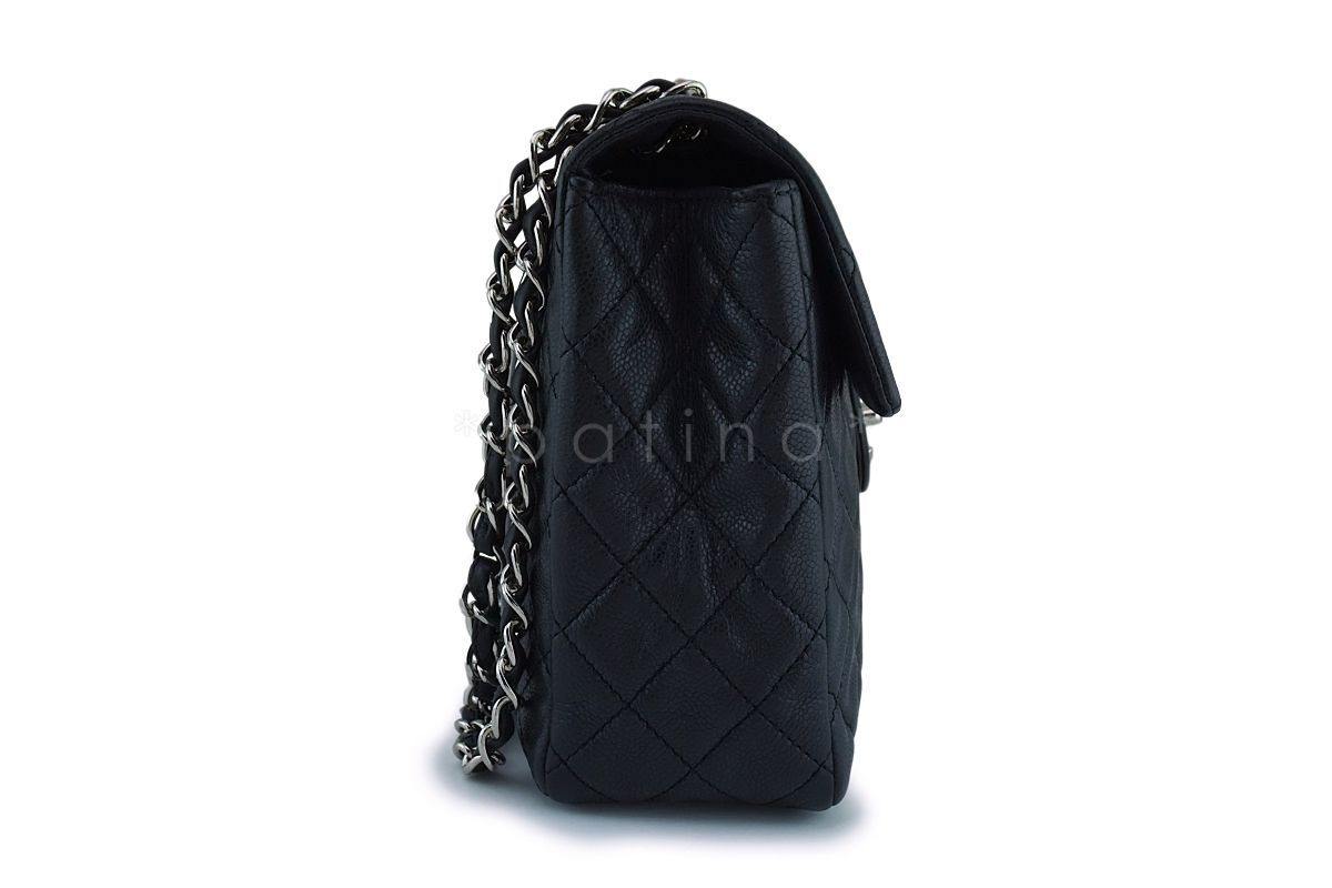 Chanel Black Soft Caviar Maxi Jumbo XL Classic Flap Bag SHW