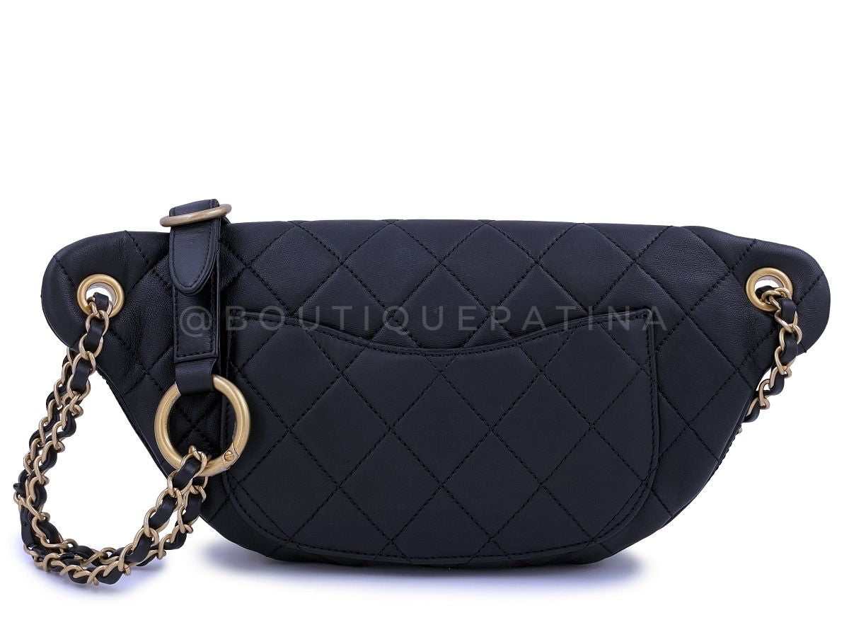 Limited Chanel All About Chains Waist Bag Fanny Pack 19A