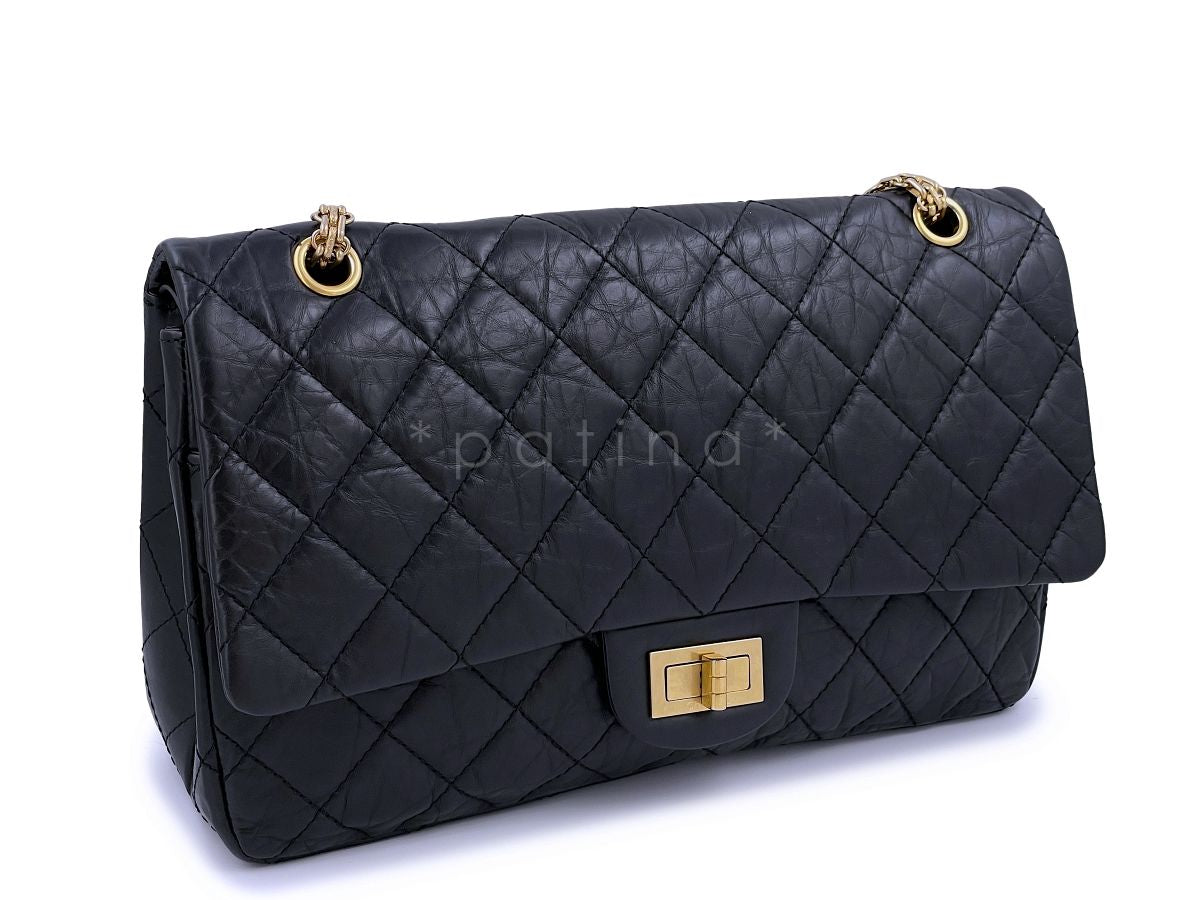 Chanel Black Reissue Large 227 2.55 Flap Bag GHW