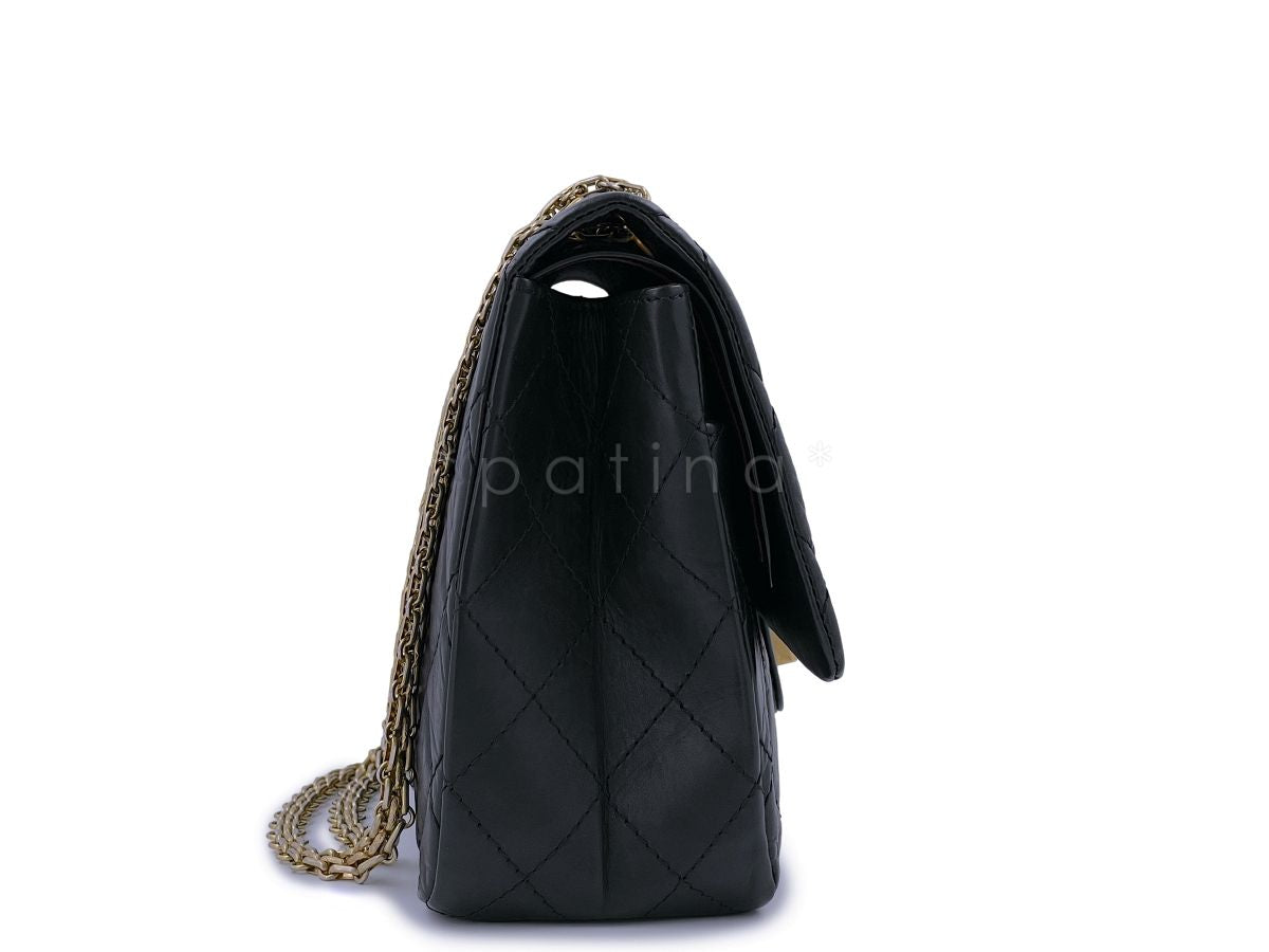 Chanel Black Reissue Large 227 2.55 Flap Bag GHW