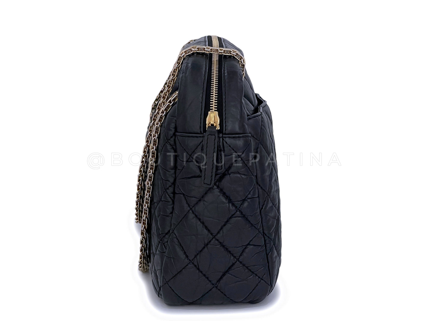 Chanel Large Jumbo Classic Reissue Camera Case Bag GHW