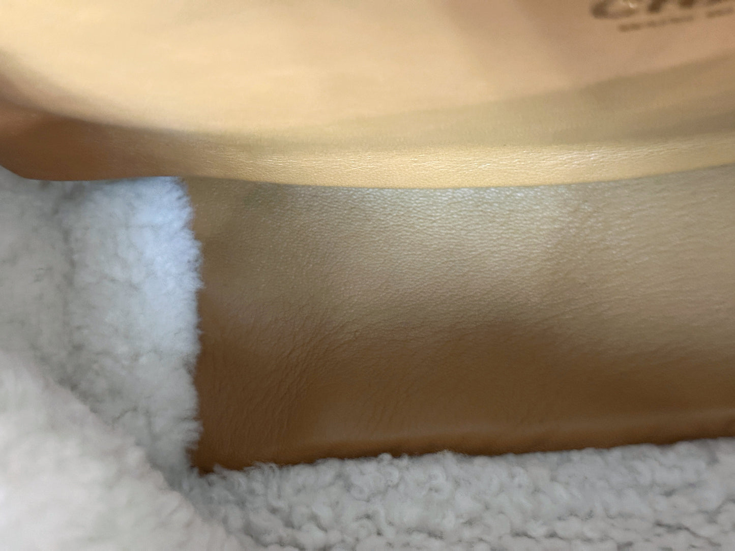Chanel Medium Shearling Coco Neige Flap holo card 264