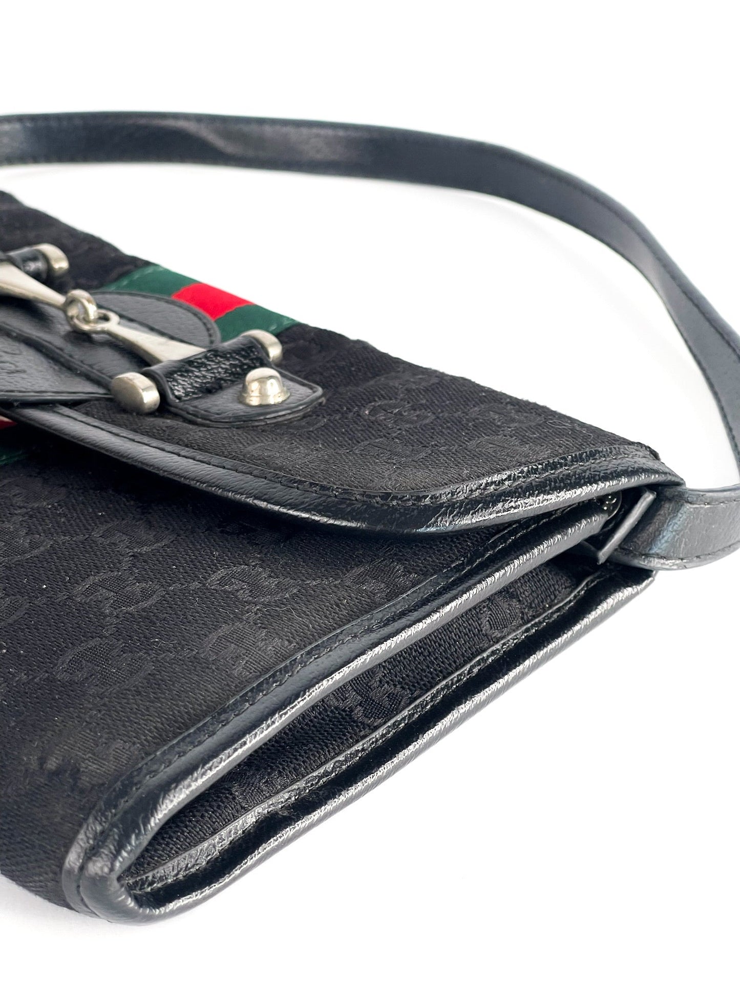 Gucci Vintage Horsebit GG Canvas Web