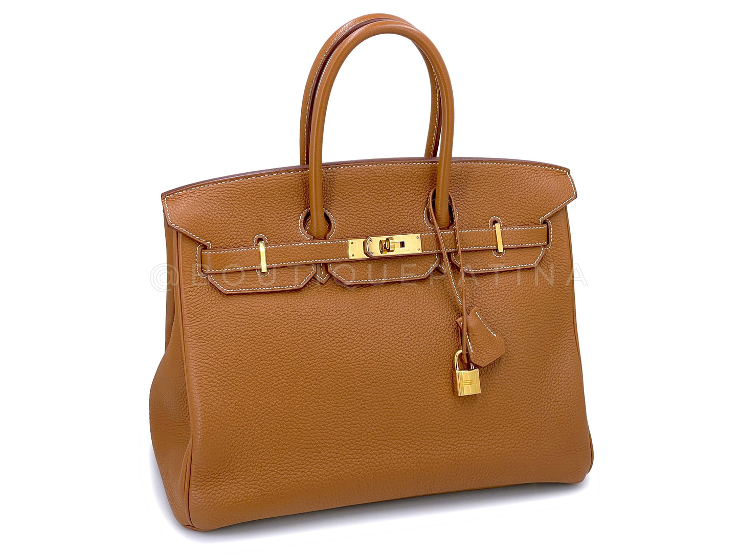 Hermes Gold Togo 35cm Birkin Tote Bag 24k GHW