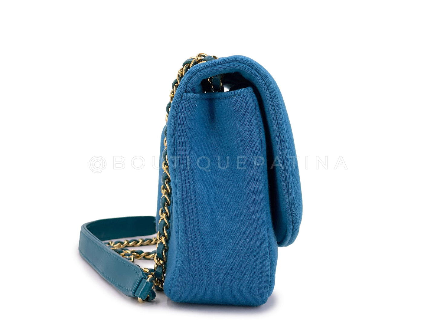 Chanel Ocean Blue Small Diana Flap Bag GHW Reissue