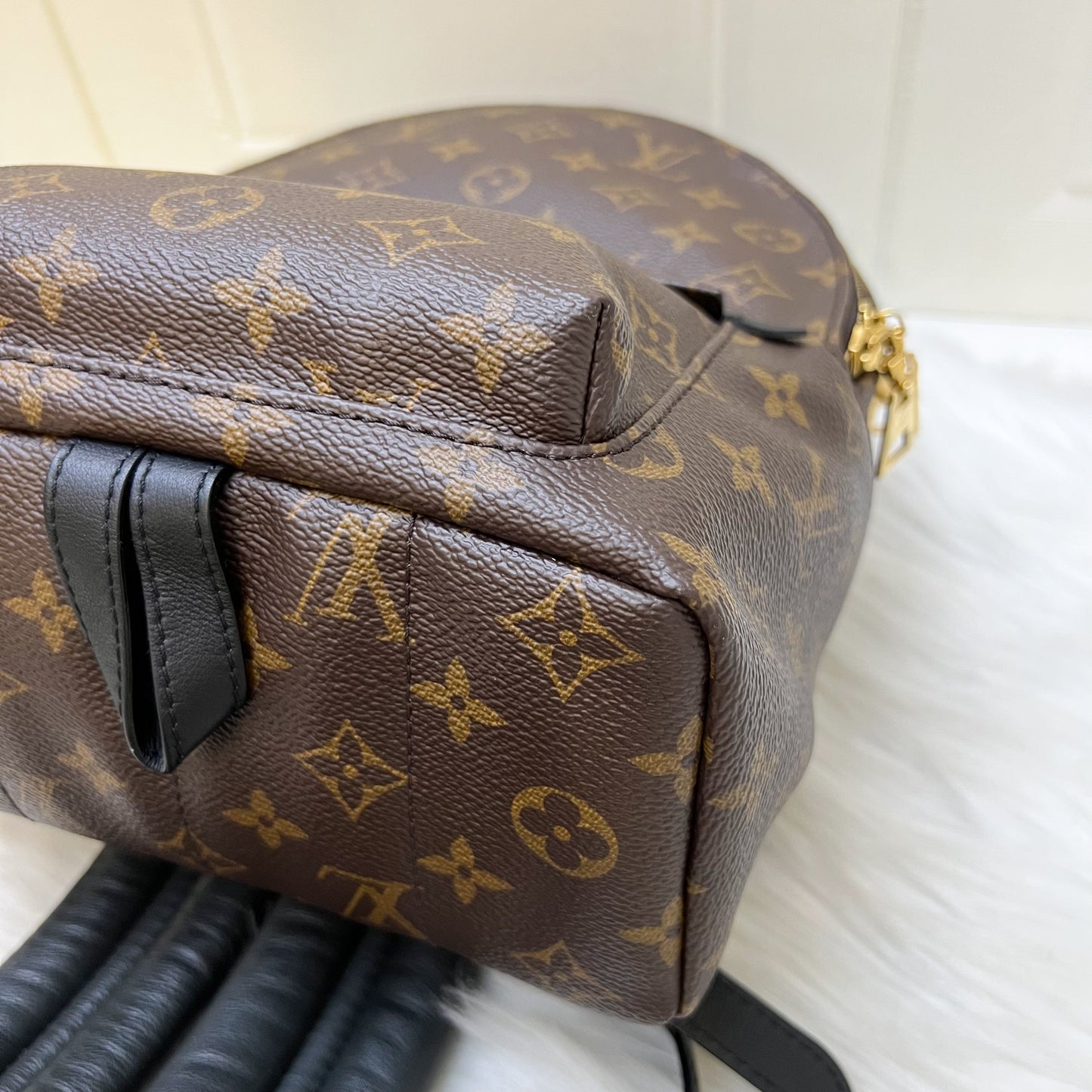 LV Palm Springs PM Backpack in Monogram Canvas and GHW