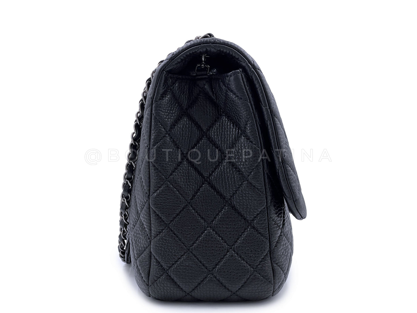 Chanel Airlines Flap Bag Black XL Travel Giant RHW