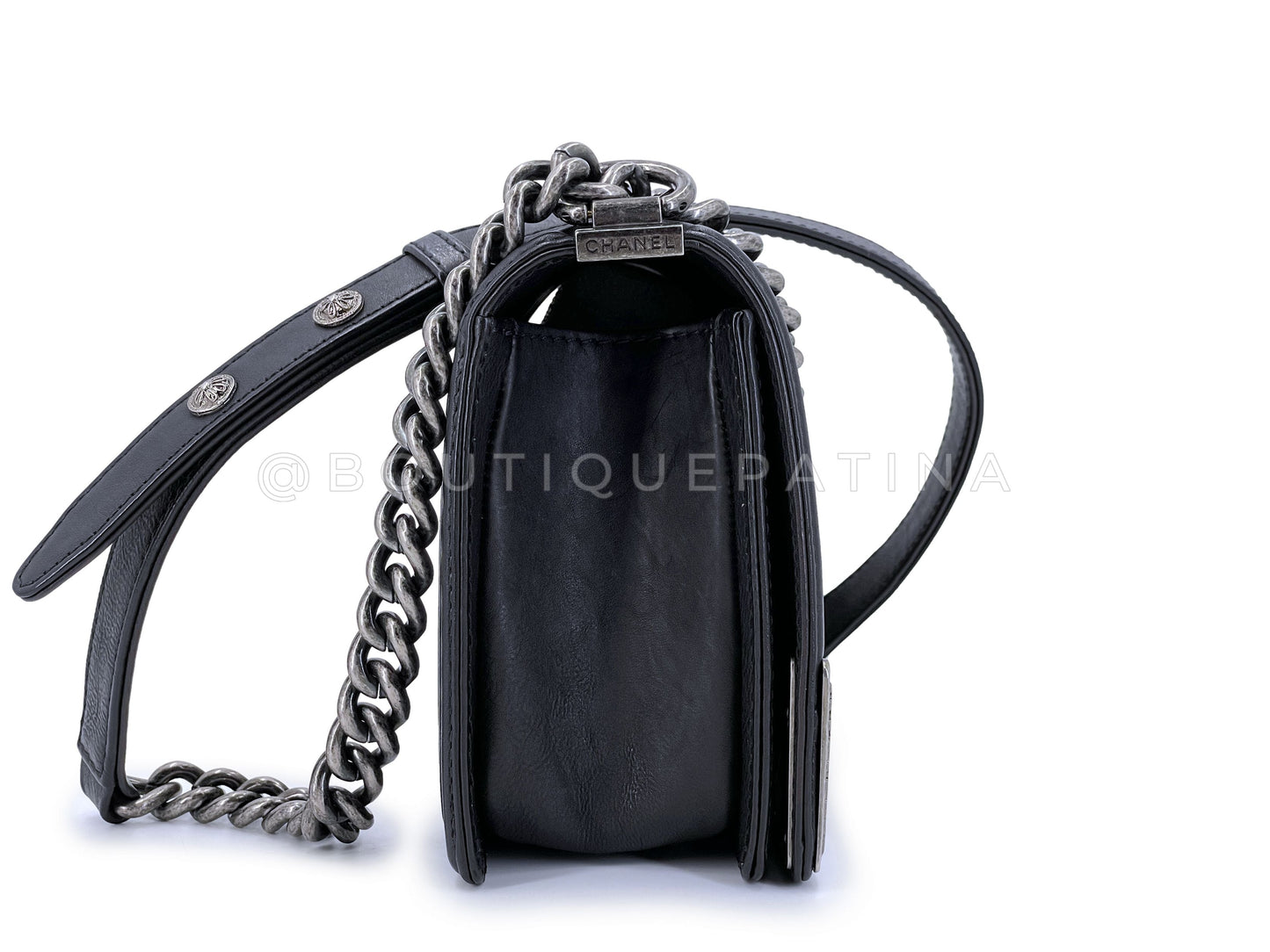 Chanel Dallas Boy Bag 2014 Paris Métiers d'Art Black Medium Flap