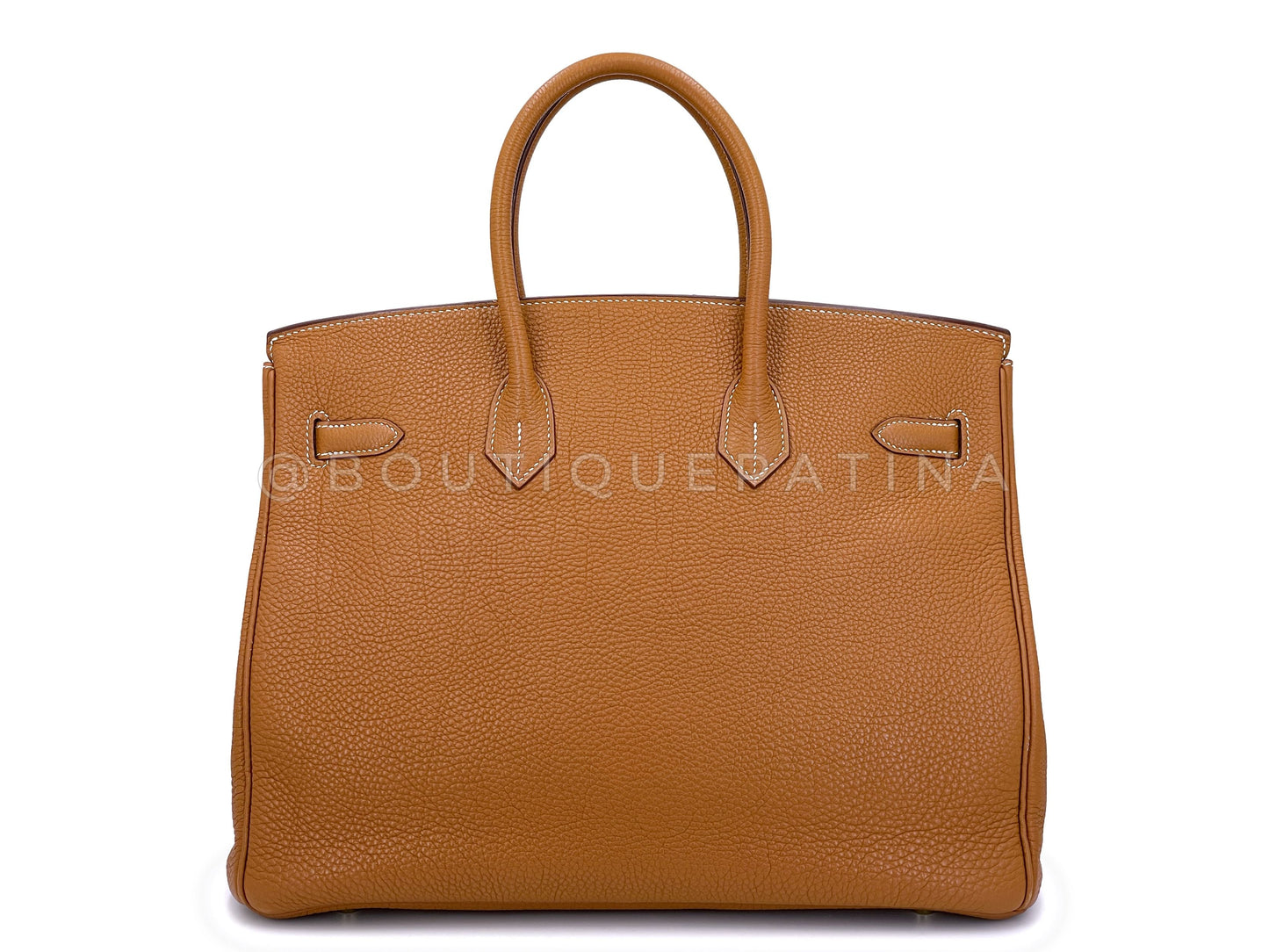 Hermes Gold Togo 35cm Birkin Tote Bag GHW V0J