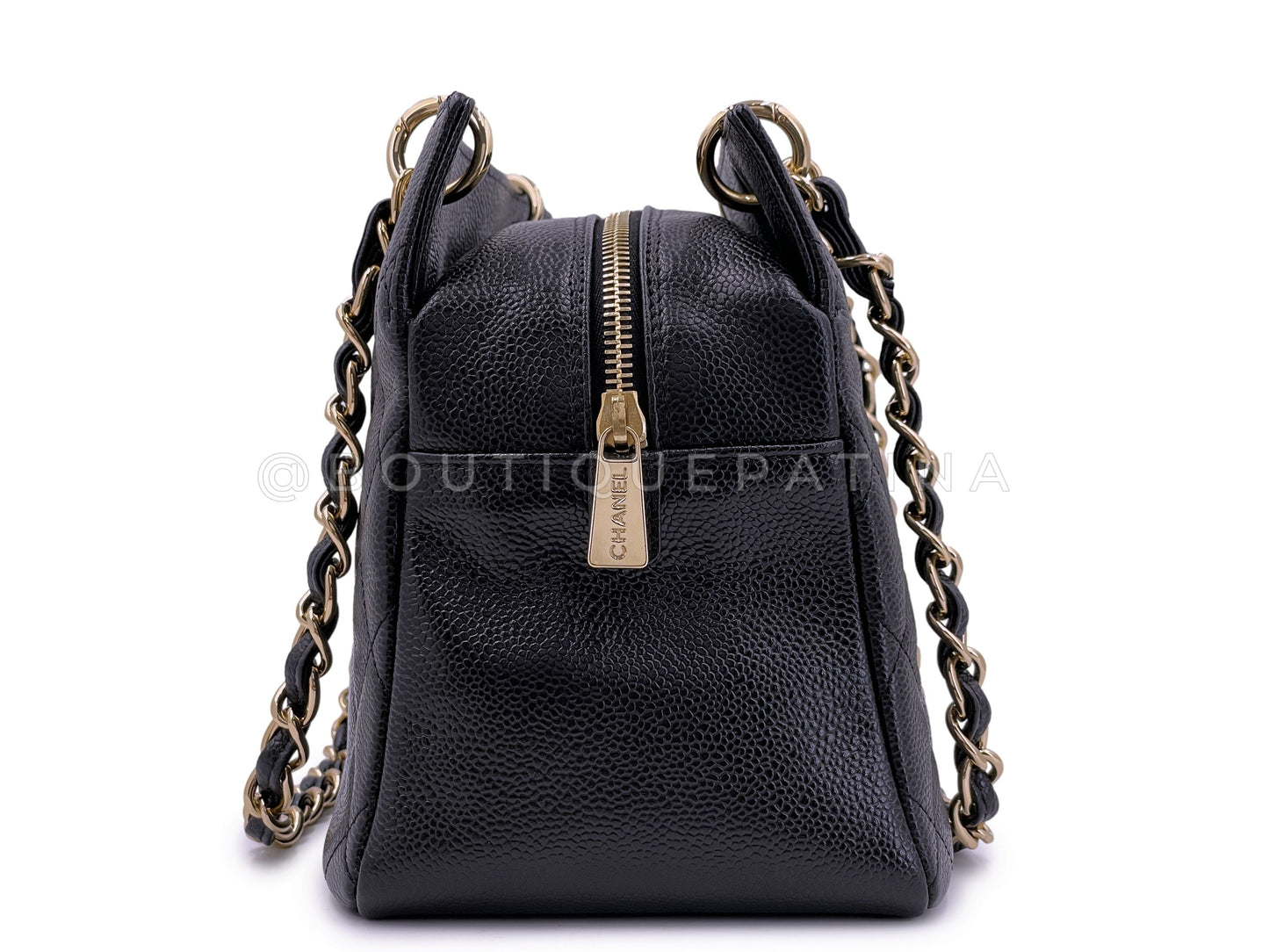 Chanel Black Caviar Petite Timeless Tote PTT Bag GHW