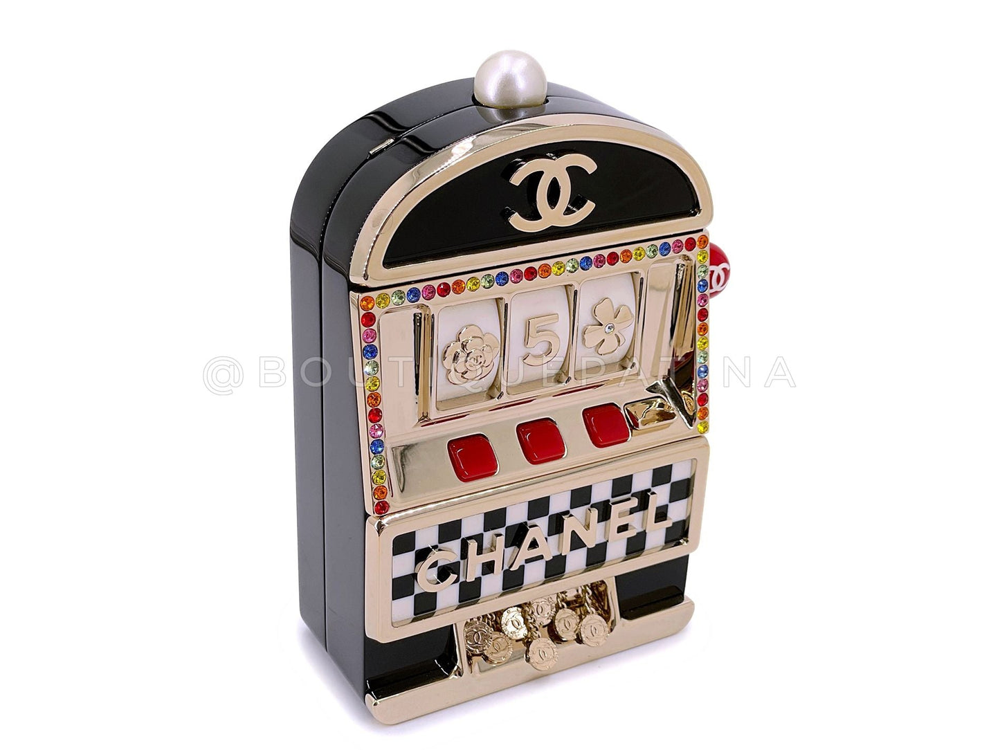 Chanel 23C Monaco Slot Machine Casino Minaudière Evening Clutch Bag K2F
