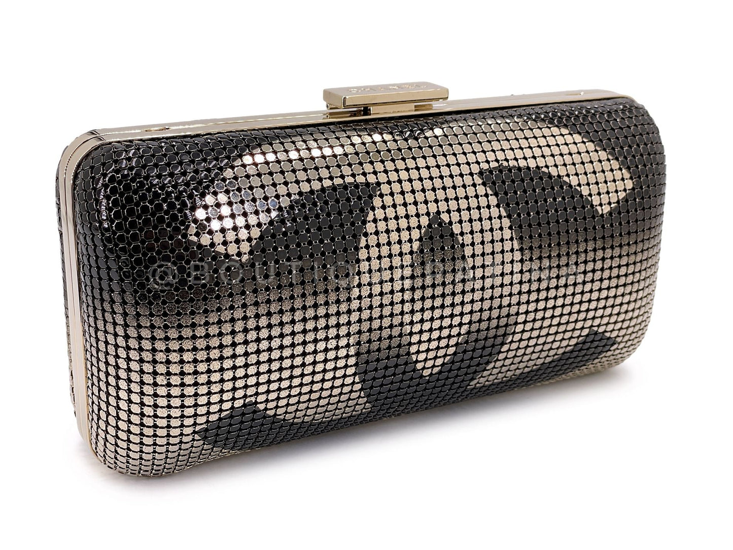 Chanel Mesh Ombre Hollywood Evening Clutch on Chain Bag 9T3