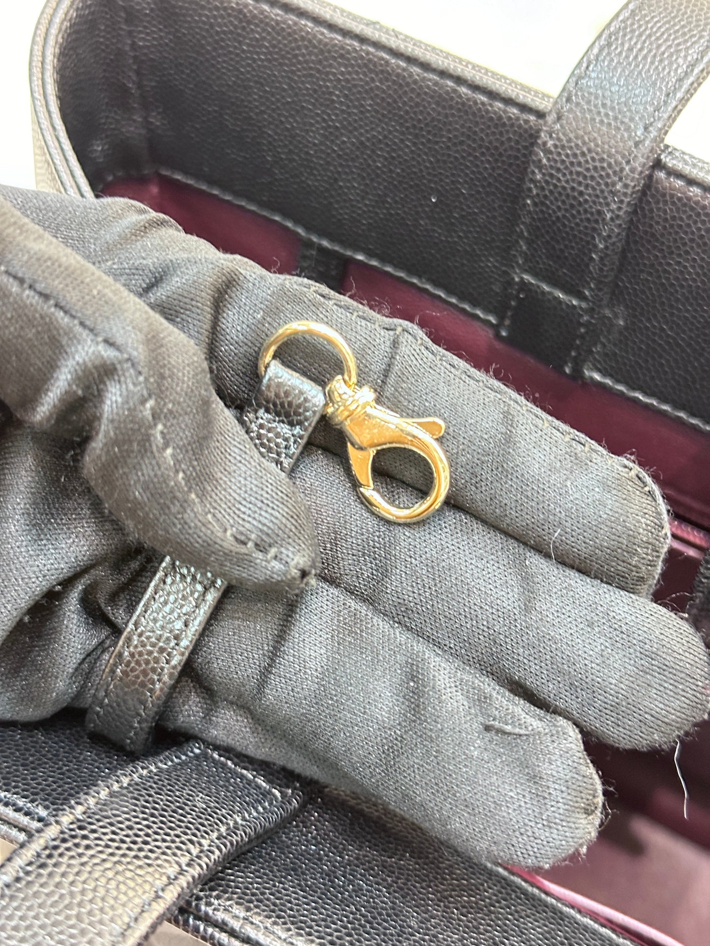 CHANEL Business Affinity Shopping Tote Caviar Black GHW