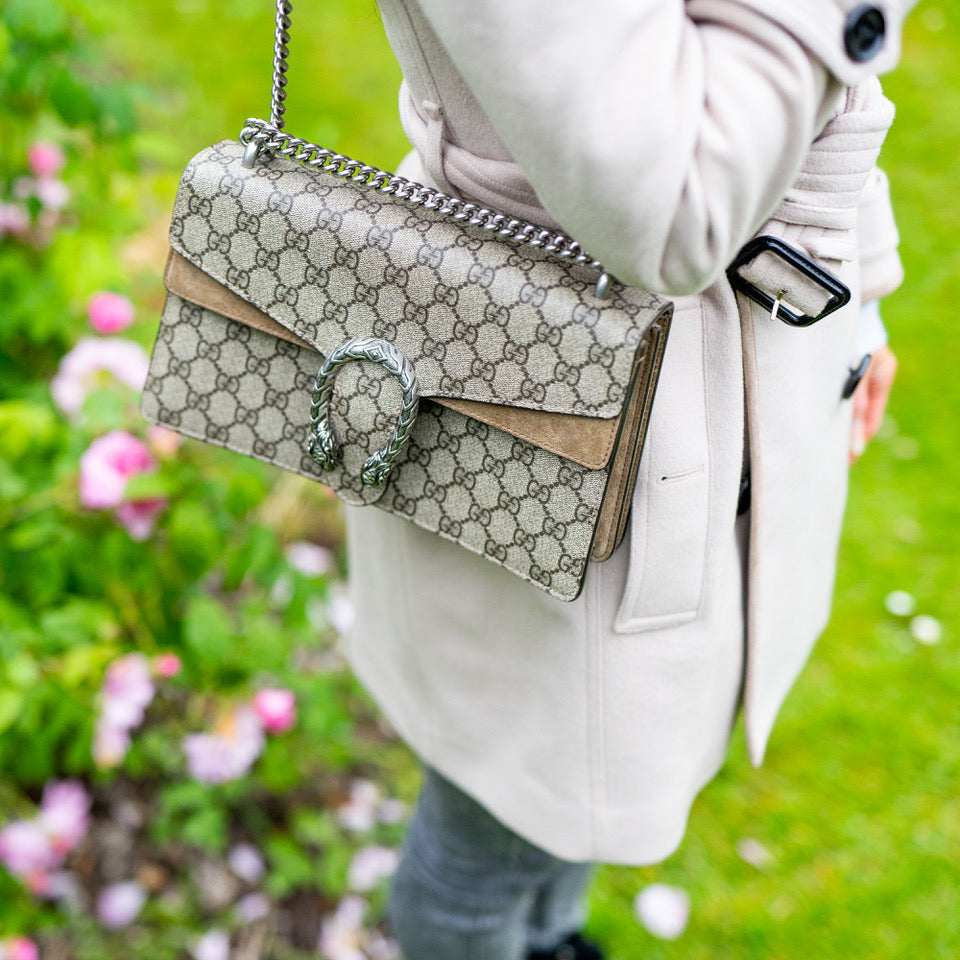 Gucci Dionysus GG Supreme Small Shoulder Bag (RRP £2,400)