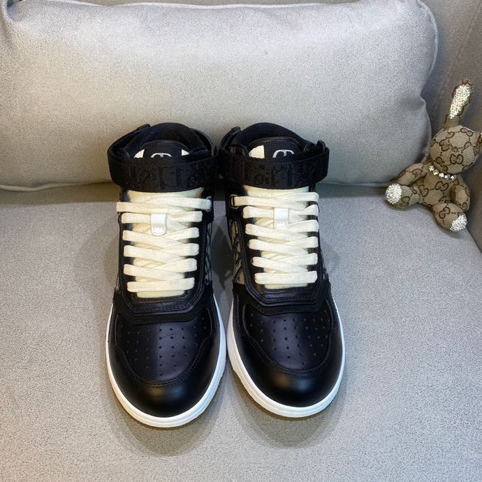 Christian Dior B27 BLACK HIGH-TOP SNEAKER