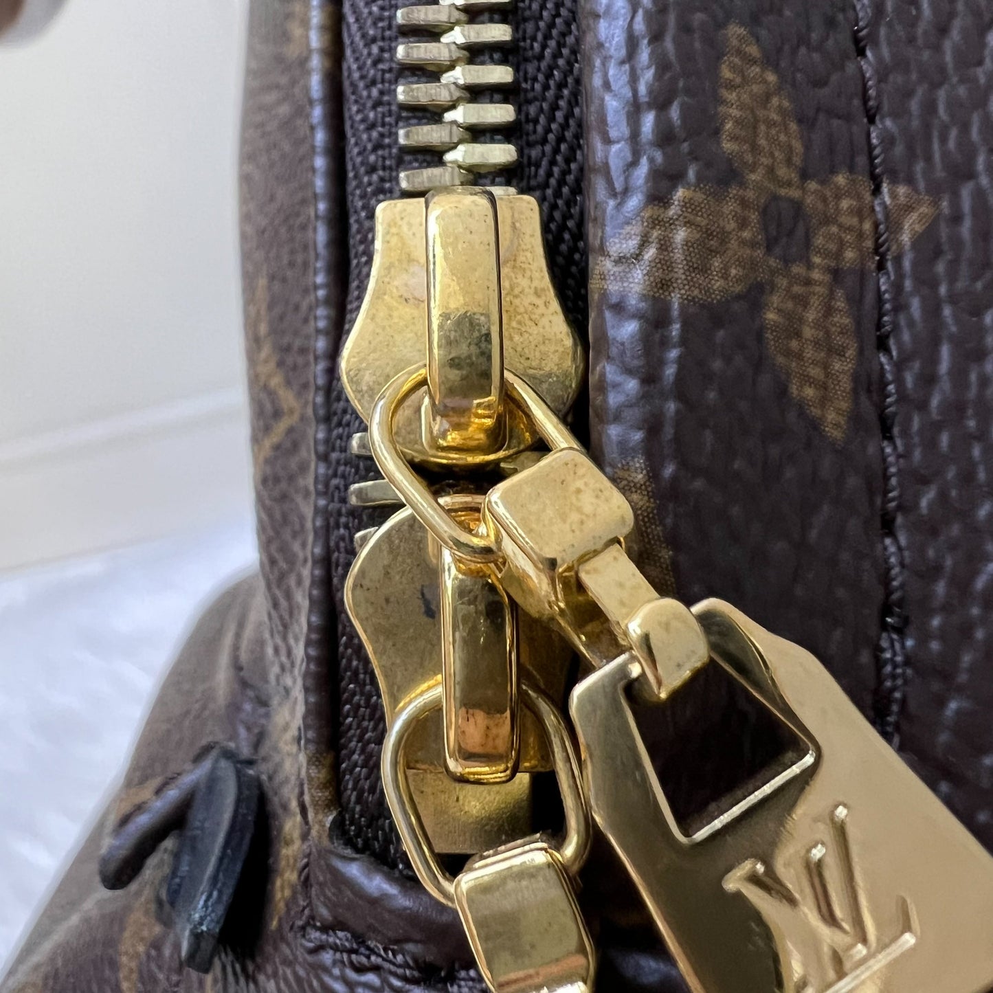 LV Palm Springs PM Backpack in Monogram Canvas and GHW