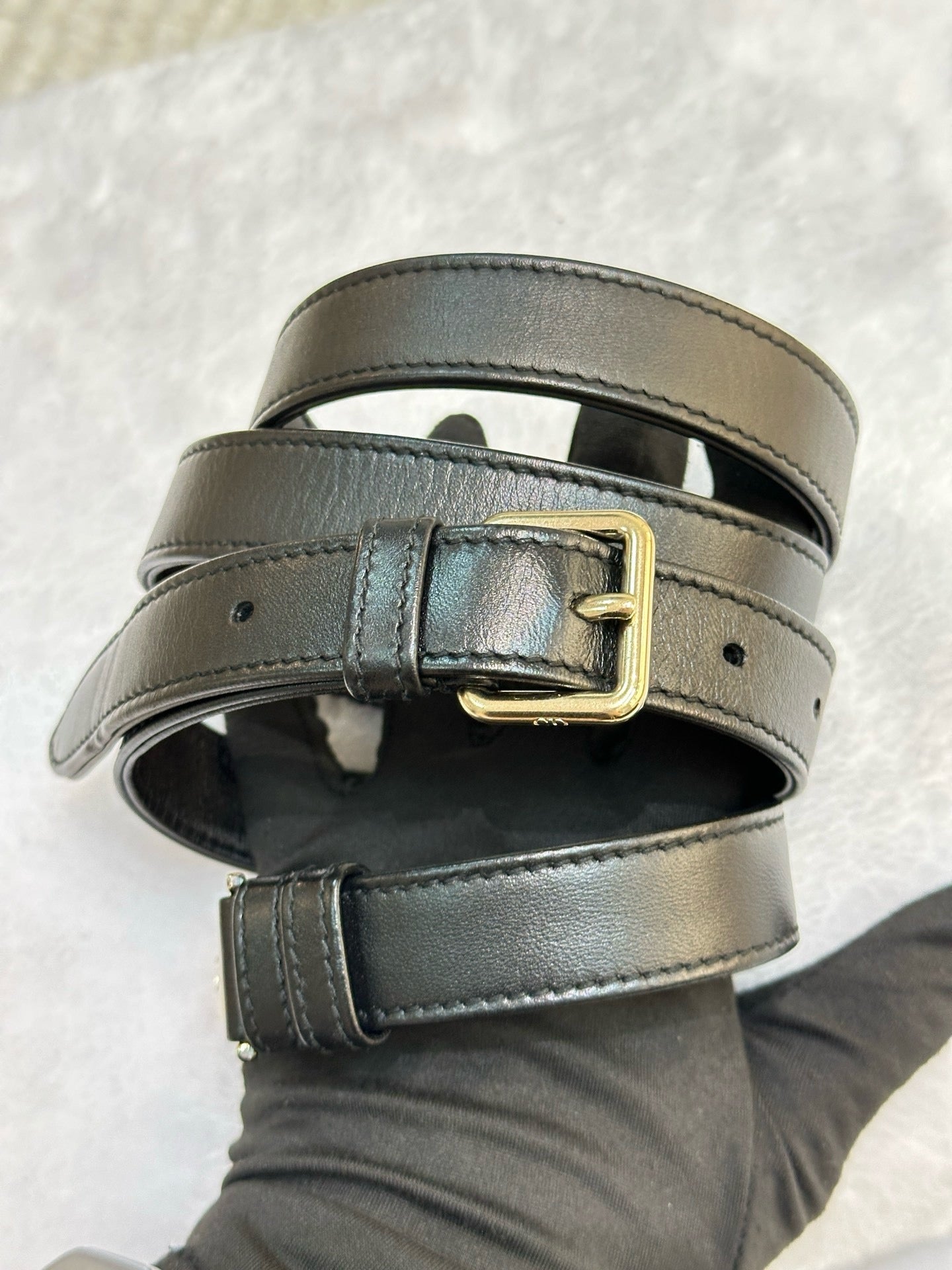Christian Dior Lambskin Cannage Medium Lady Dior Black GHW