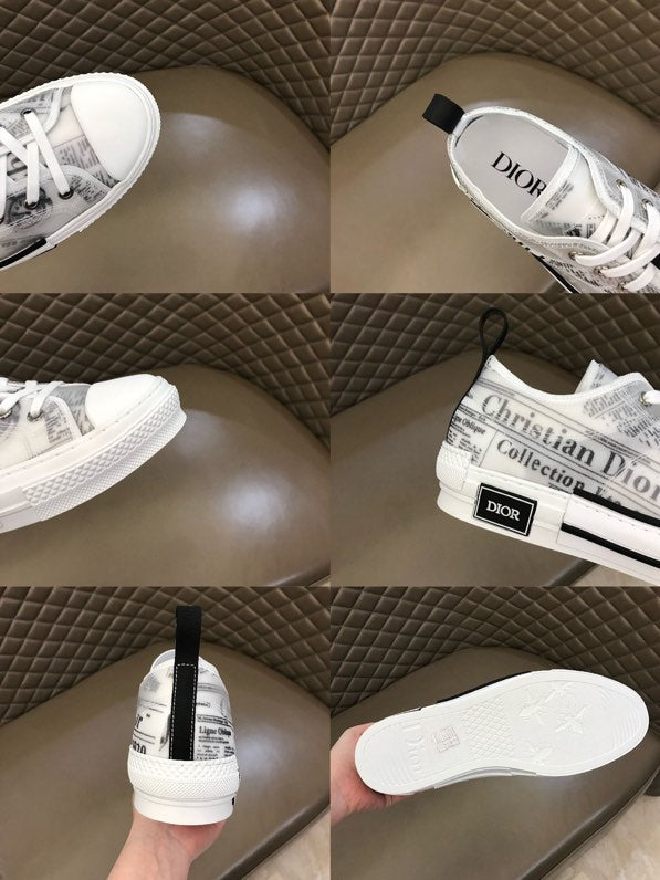 Christian Dior B23 Newspaper LOW-TOP SNEAKER