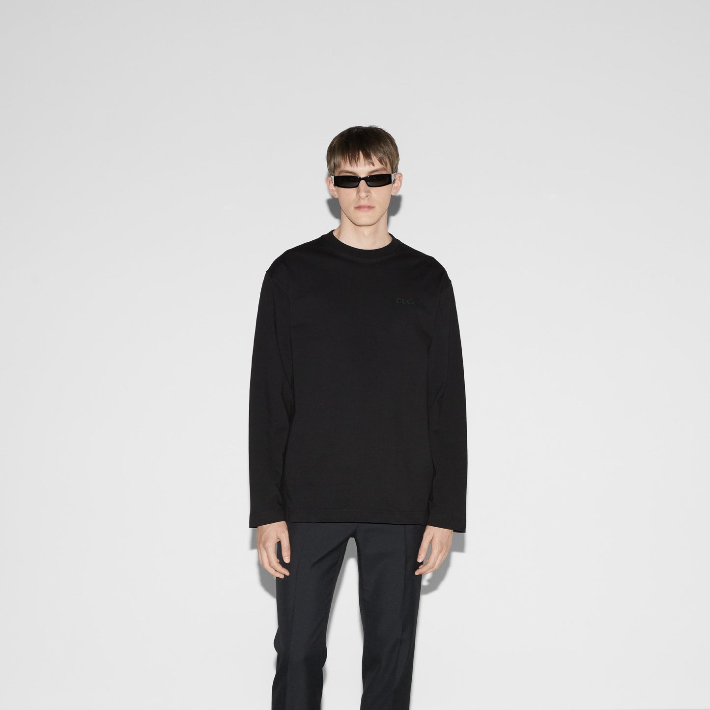 Cotton Jersey T-shirt With Gucci Logo