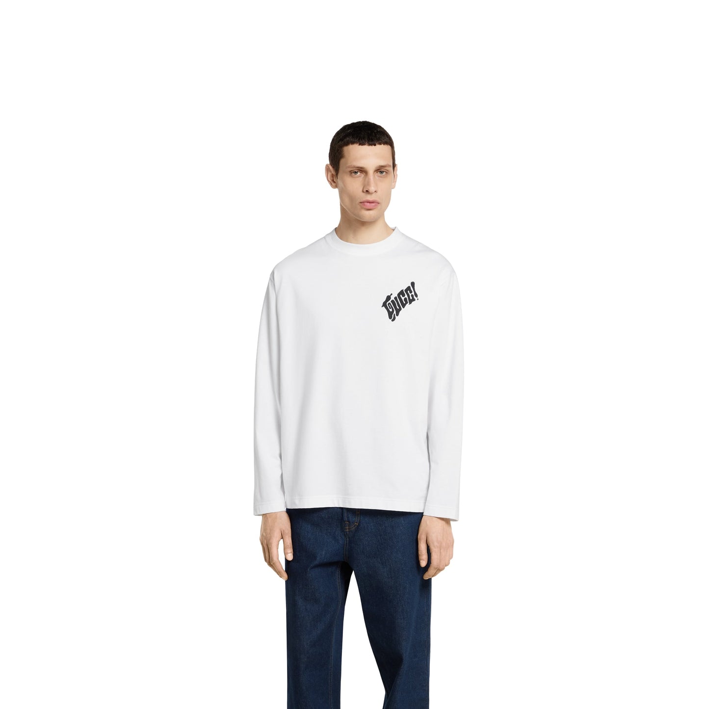 Cotton Jersey T-shirt With Gucci Logo