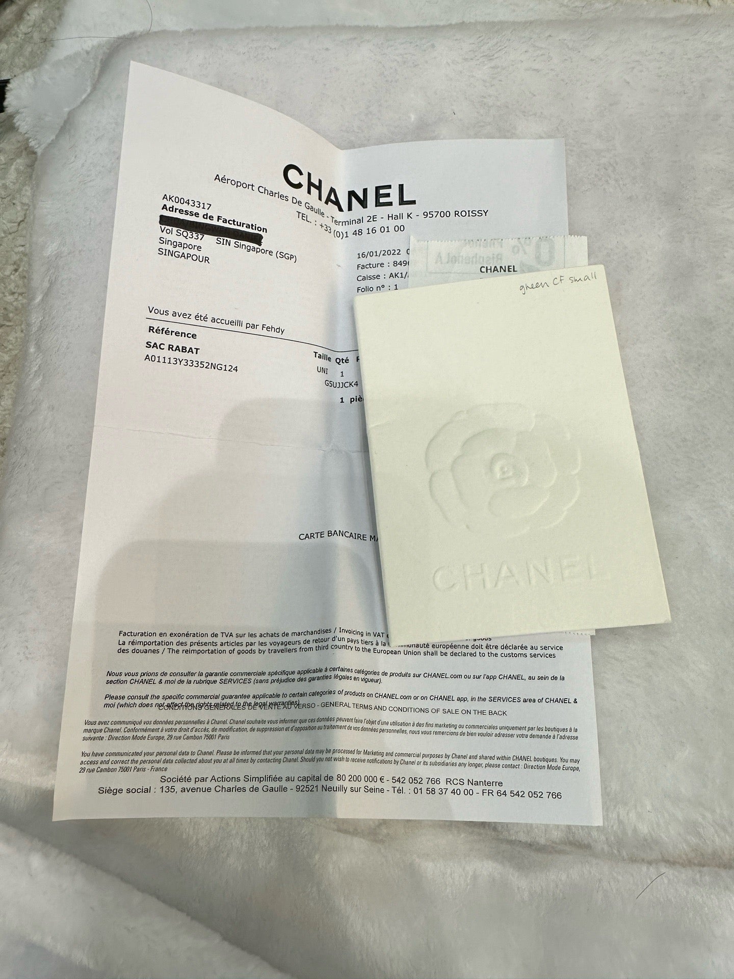 Chanel Small Caviar Quilted Double Flap Dark Green 22C
