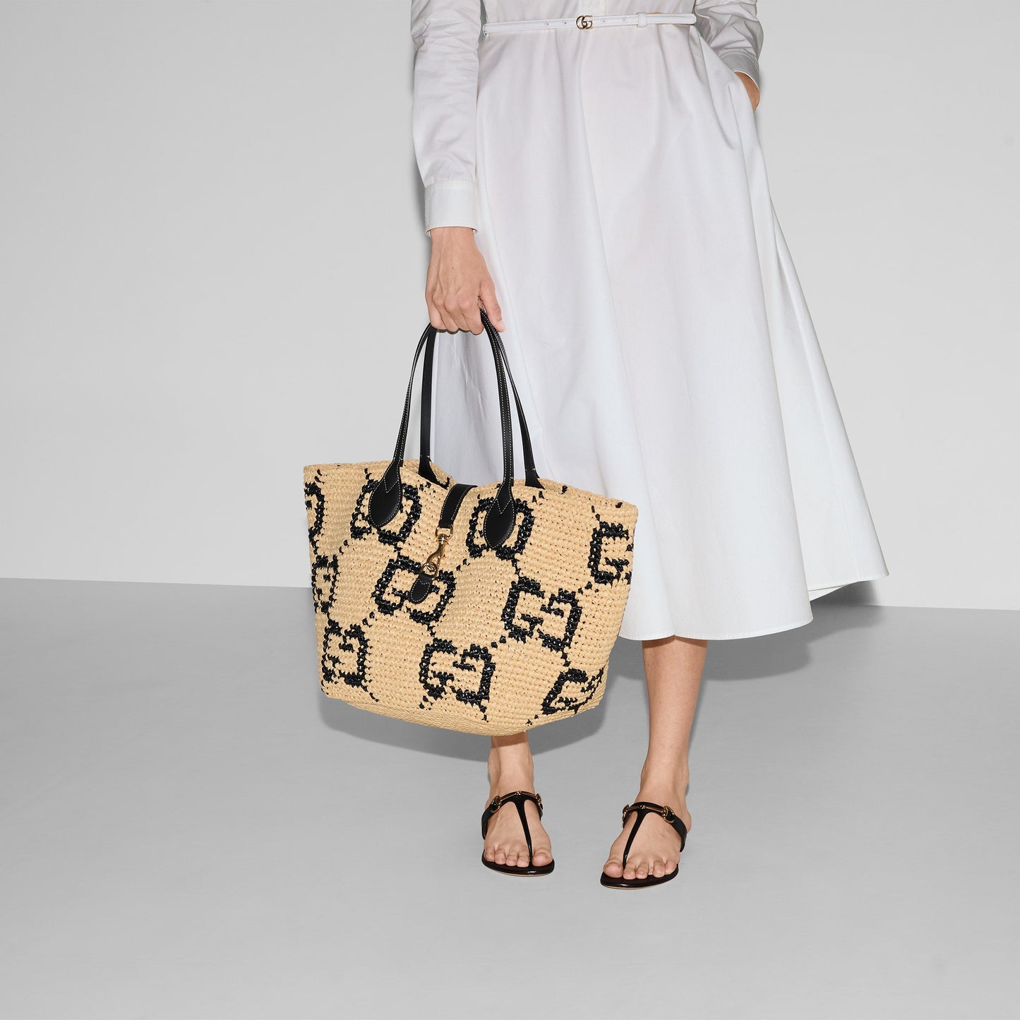 Woven Medium Tote Bag