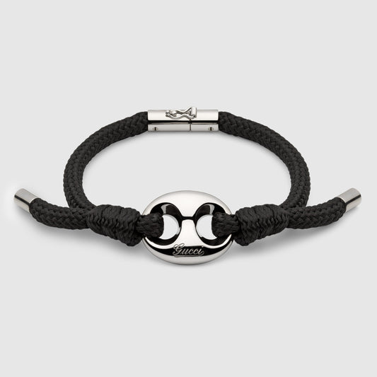 Gucci Marina Chain Fabric Bracelet