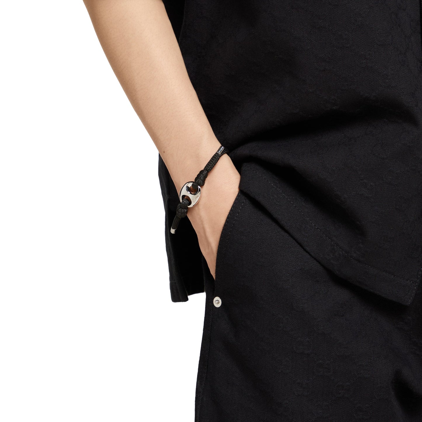 Gucci Marina Chain Fabric Bracelet