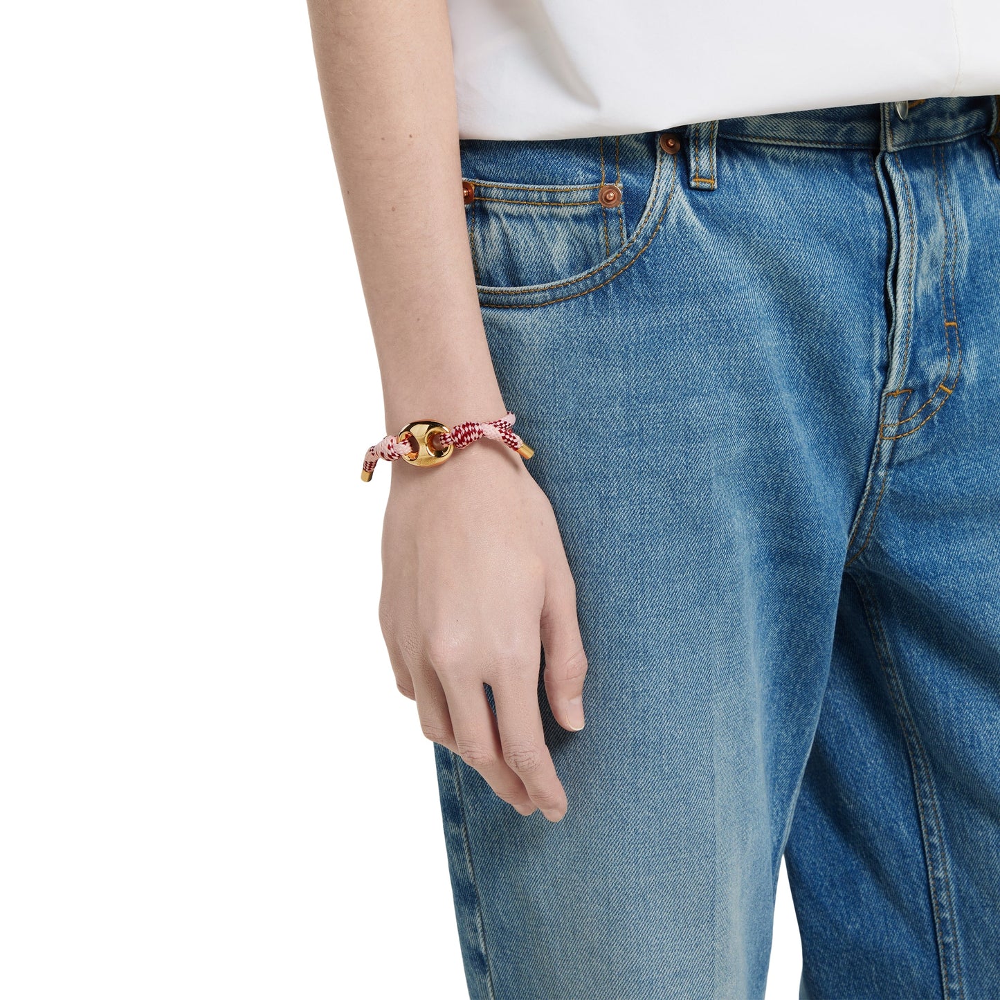 Gucci Marina Chain Fabric Bracelet