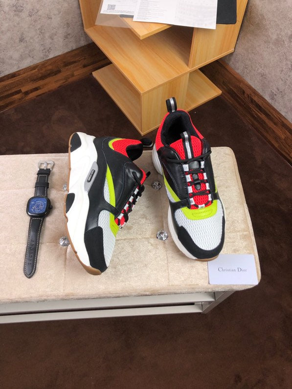 Christian Dior B22 Red And Yellow Sneaker