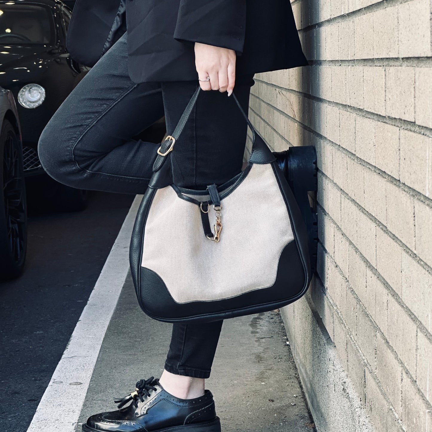 Hermes Toile H Trim Bag TWS