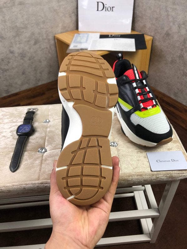 Christian Dior B22 Red And Yellow Sneaker