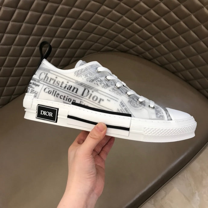 Christian Dior B23 Newspaper LOW-TOP SNEAKER