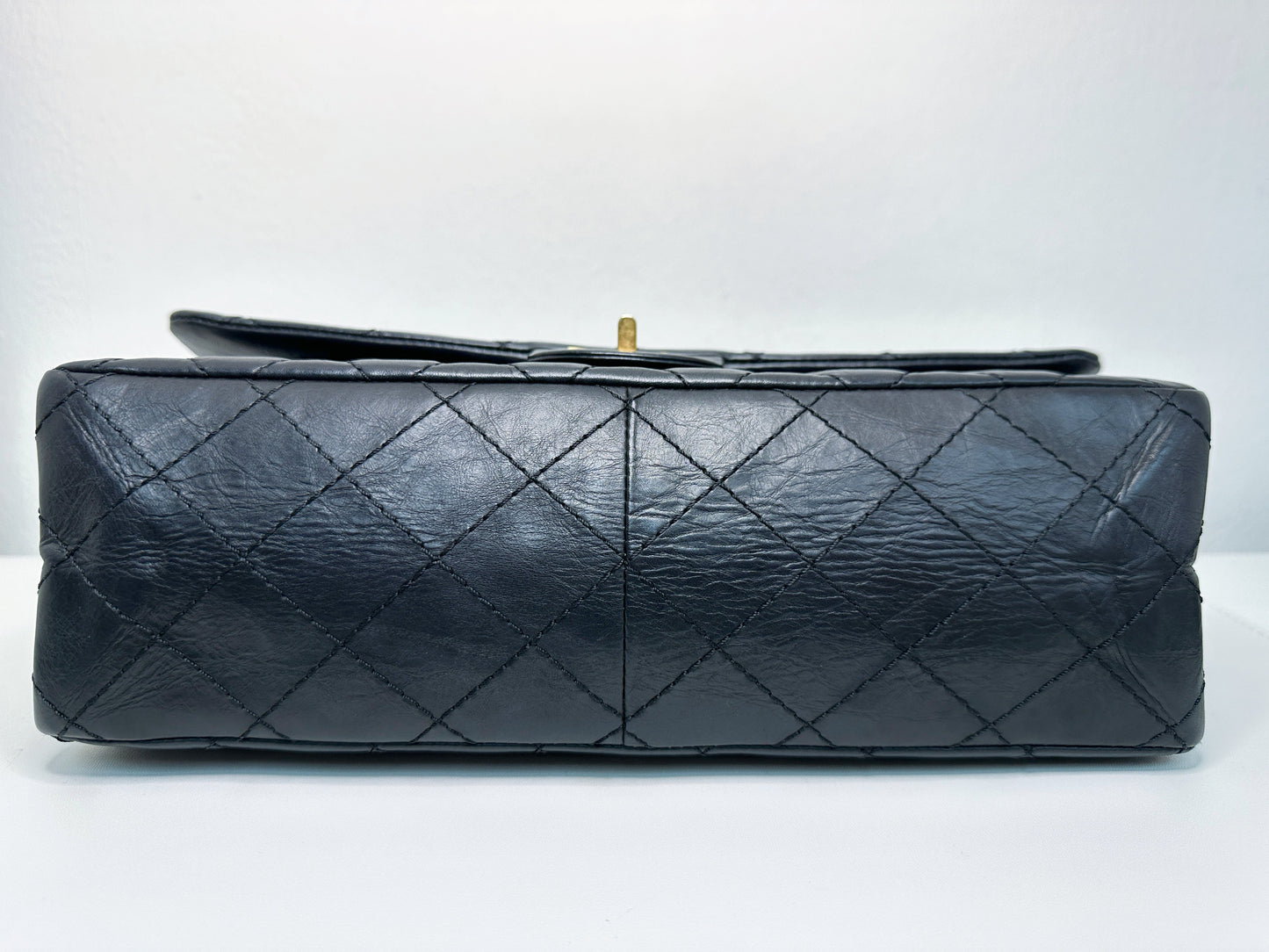 Chanel Marine Quilted Aged Calfskin 2.55 Reissue 226 Flap Bag