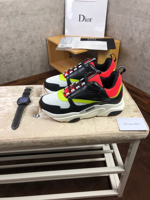 Christian Dior B22 Red And Yellow Sneaker