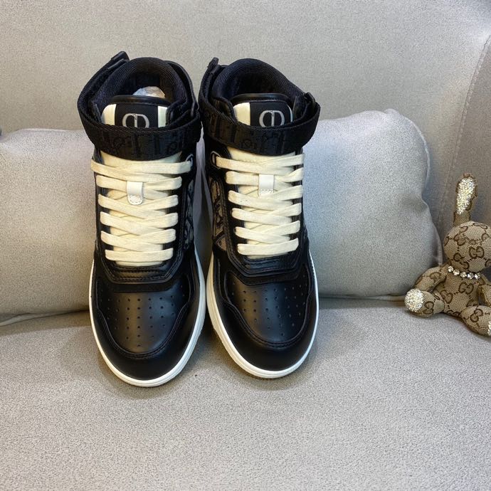 Christian Dior B27 BLACK HIGH-TOP SNEAKER