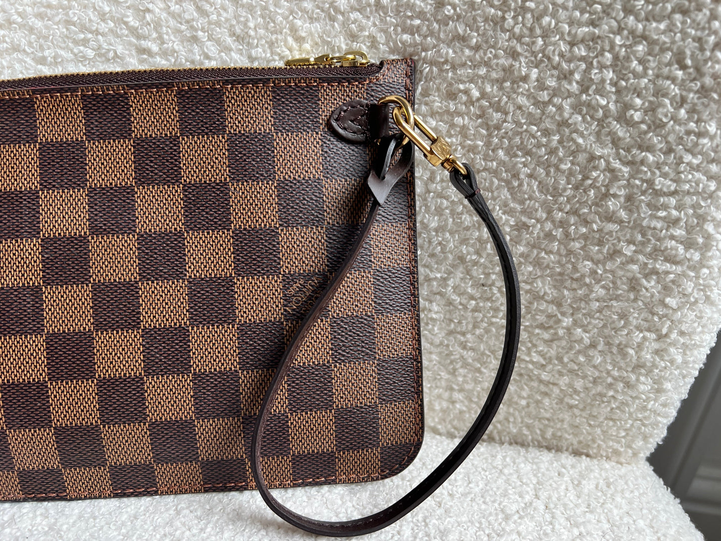 Louis Vuitton Pouch (from Neverfull) in Damier Ebene