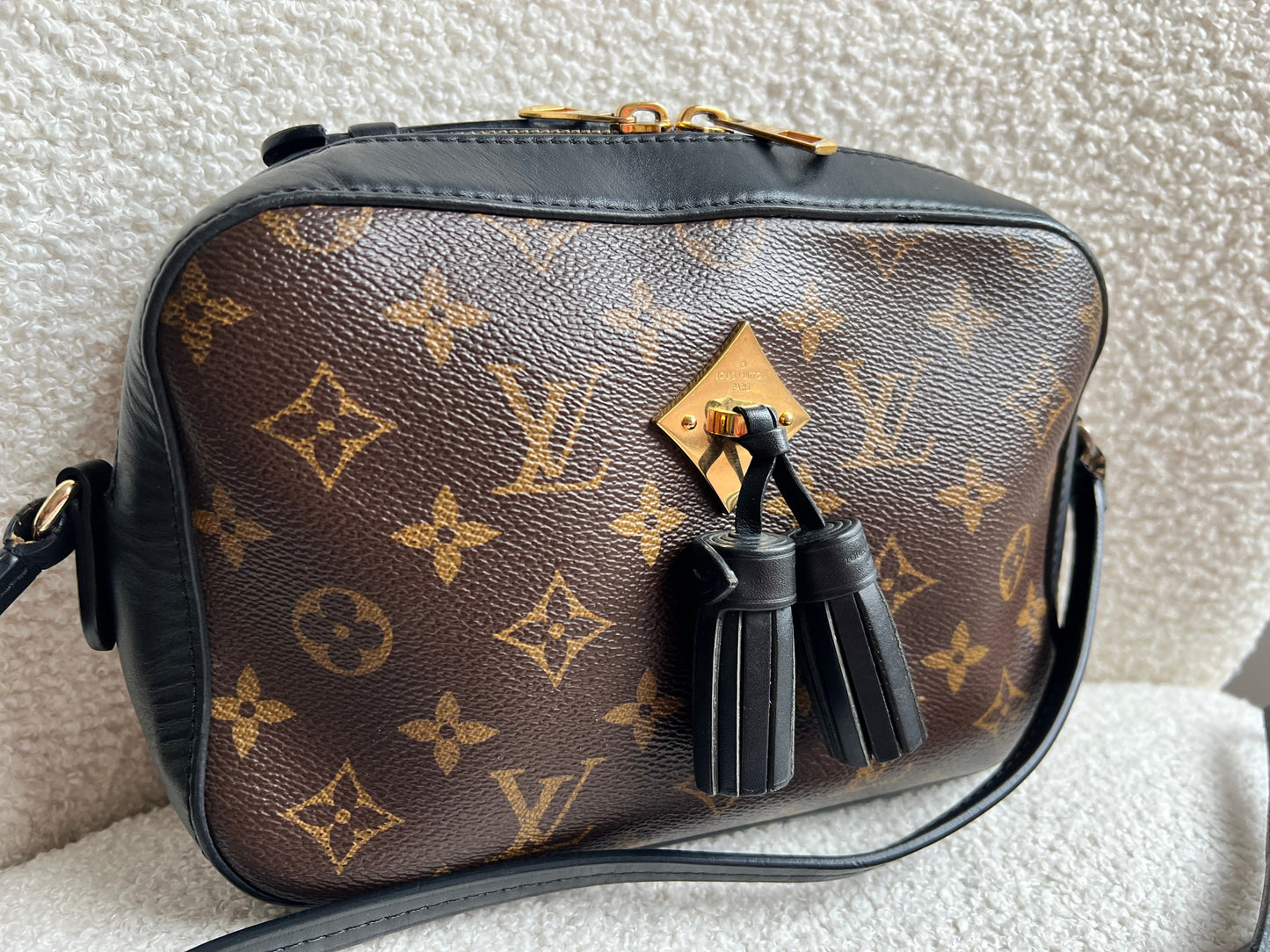 Louis Vuitton Saintonge Black and Monogram
