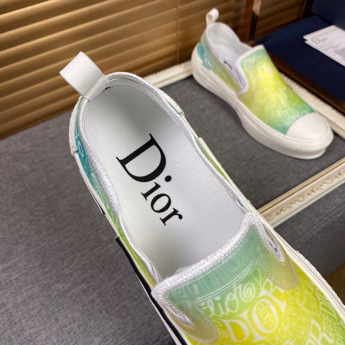 Christian Dior B23 Slip Yellow And White LOW-TOP SNEAKER