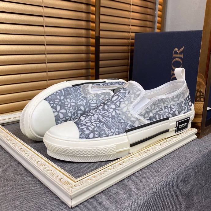 Christian Dior B23 Slip Blue And White LOW-TOP SNEAKER