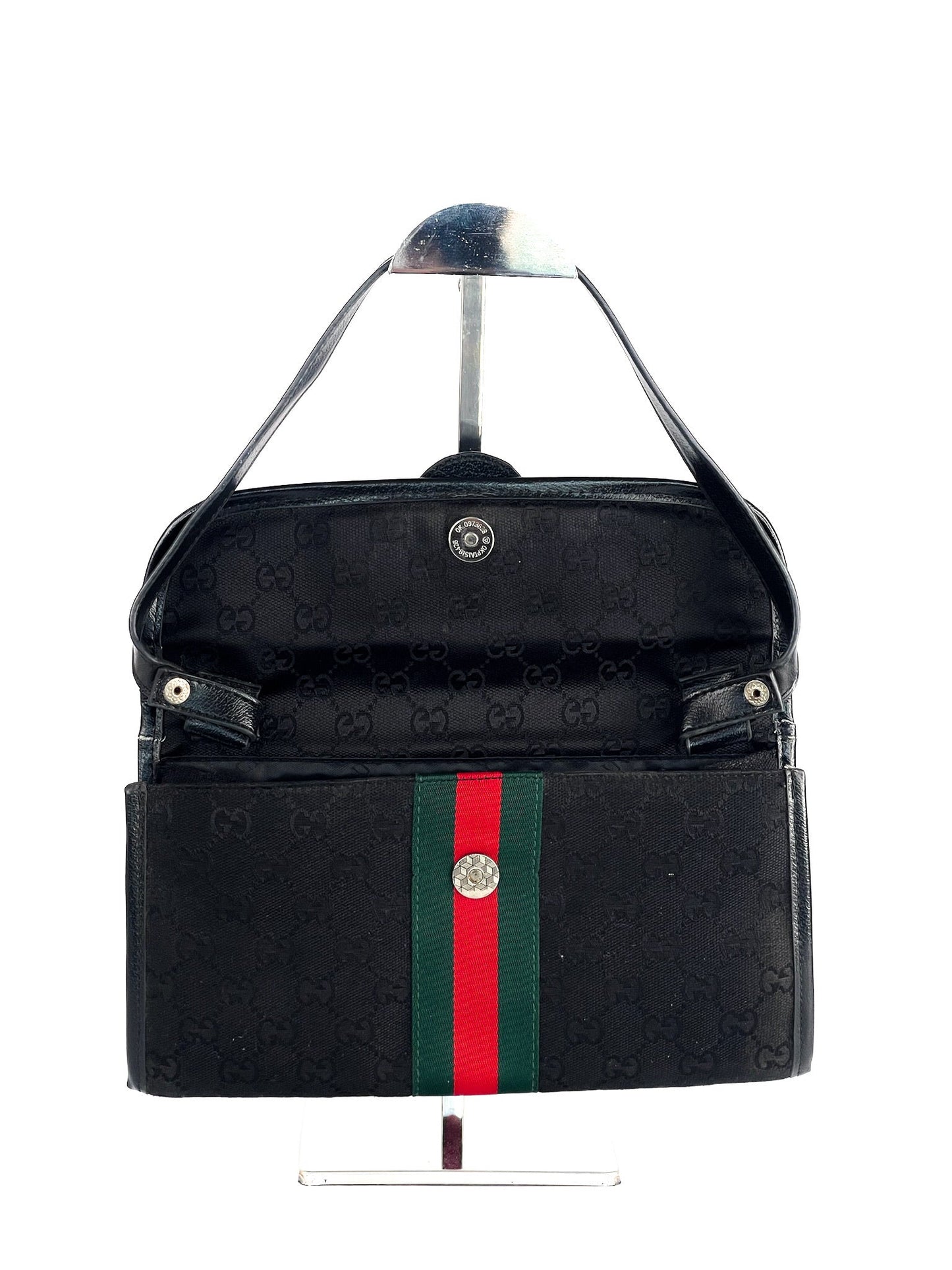 Gucci Vintage Horsebit GG Canvas Web