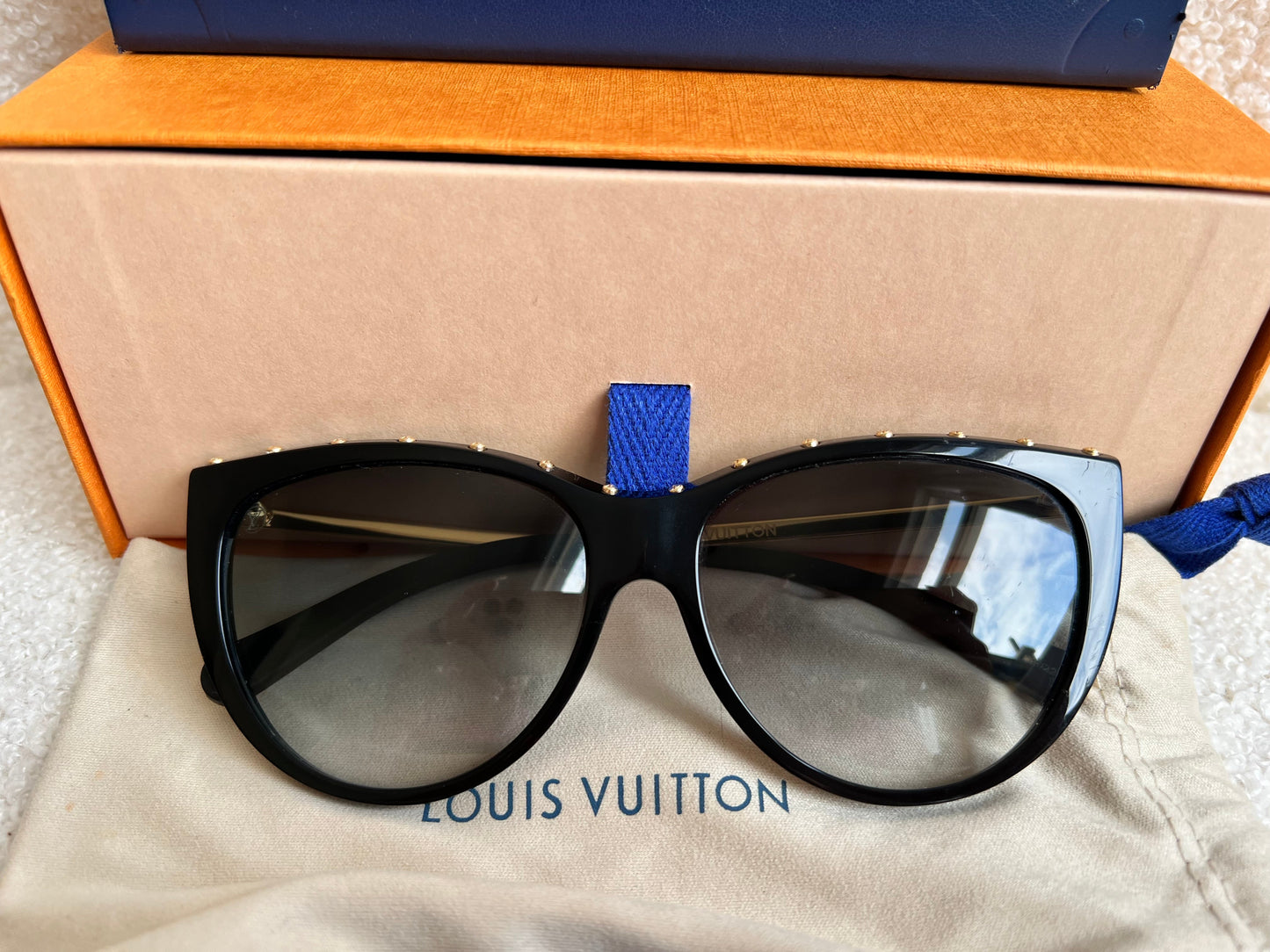 Louis Vuitton Black La Boum Sunglasses (RRP £535)