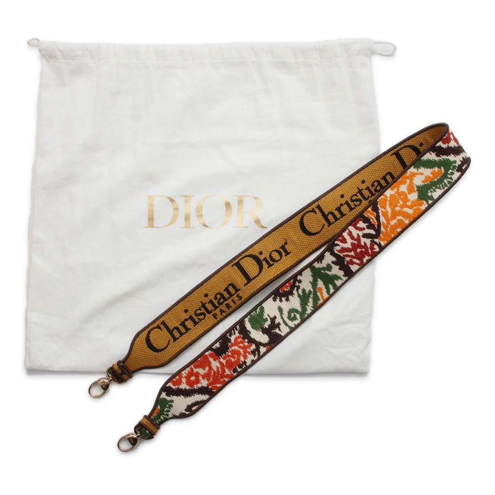 Dior Lady D-LITE Paisley 2WAY Handbag Multicolor Canvas Size Medium