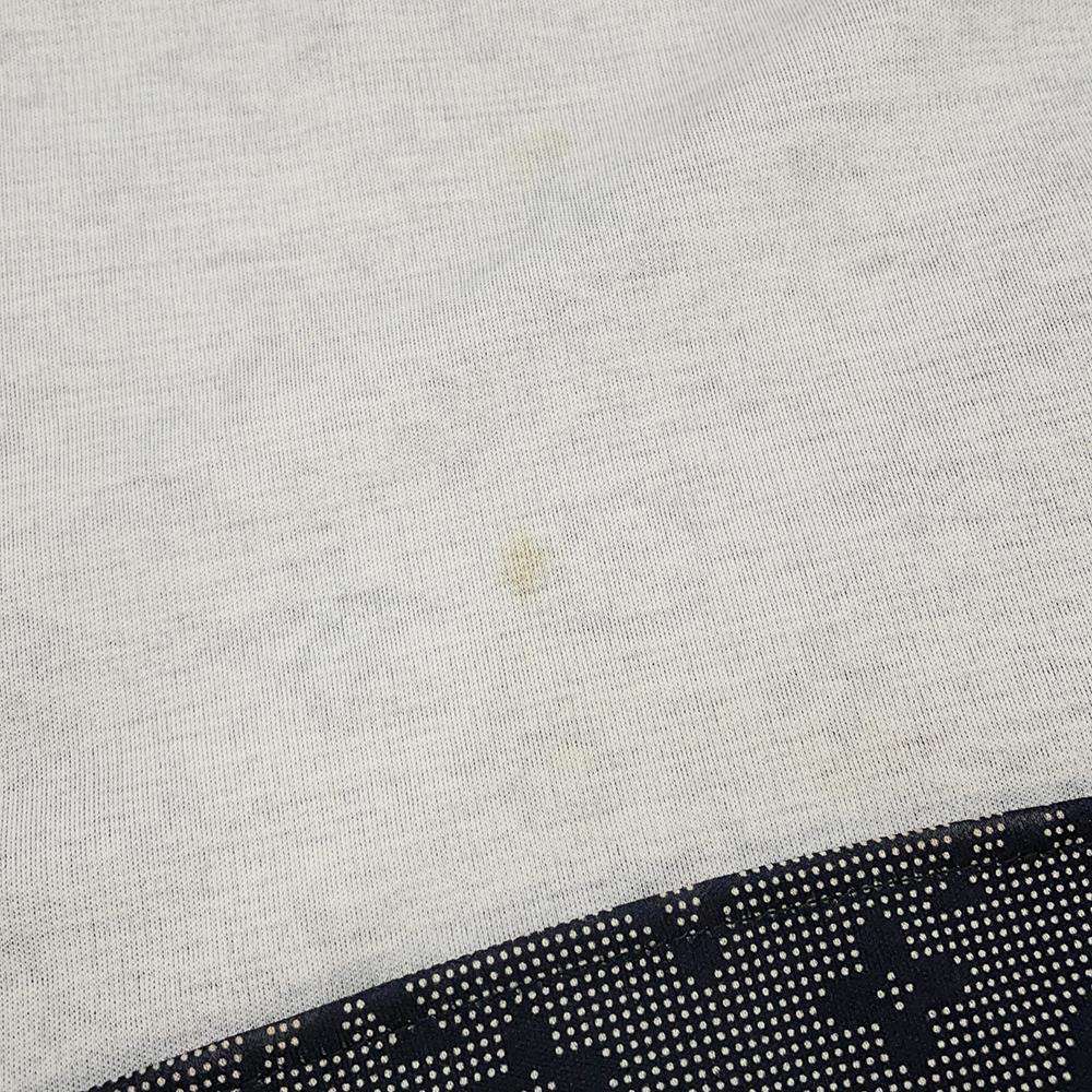 LOUIS VUITTON Monogram Mahina ChainShoulder TShirt Size M Navy1ABCC8 Cotton100%