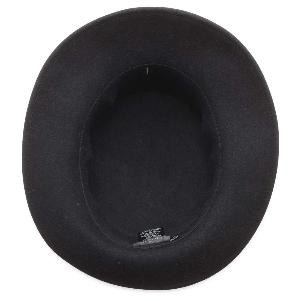 CHANEL Hat Ribbon Size M Black Rabbit100%